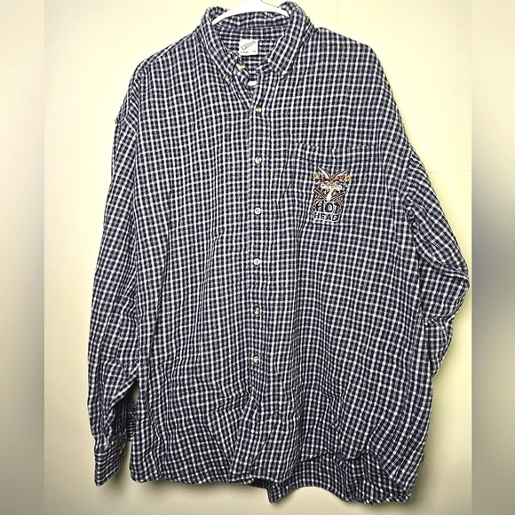 Vintage Warner Bros Looney Tune Wile E. Coyote Hot Head Button Down, Size XL - Picture 1 of 3